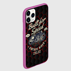 Чехол iPhone 11 Pro матовый Old vintage moto, цвет: 3D-фиолетовый — фото 2