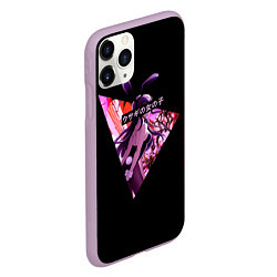 Чехол iPhone 11 Pro матовый Bunny Girl, цвет: 3D-сиреневый — фото 2