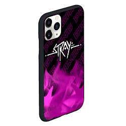 Чехол iPhone 11 Pro матовый Stray pro gaming: символ сверху, цвет: 3D-черный — фото 2