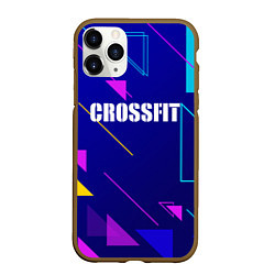 Чехол iPhone 11 Pro матовый Дефрагментация - Crossfit, цвет: 3D-коричневый