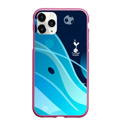 Чехол iPhone 11 Pro матовый Tottenham hotspur Абстракция, цвет: 3D-малиновый