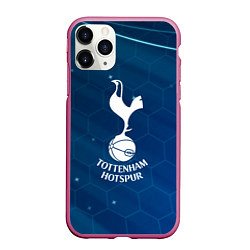 Чехол iPhone 11 Pro матовый Tottenham hotspur Соты абстракция