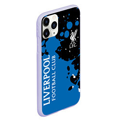 Чехол iPhone 11 Pro матовый Liverpool Краска, цвет: 3D-светло-сиреневый — фото 2