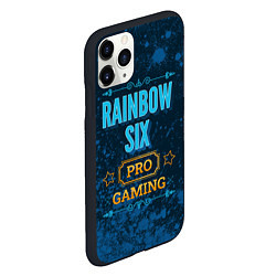 Чехол iPhone 11 Pro матовый Игра Rainbow Six: pro gaming, цвет: 3D-черный — фото 2