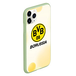 Чехол iPhone 11 Pro матовый Borussia Абстракция кружочки, цвет: 3D-салатовый — фото 2