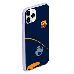 Чехол iPhone 11 Pro матовый Barcelona Абстракция, цвет: 3D-светло-сиреневый — фото 2