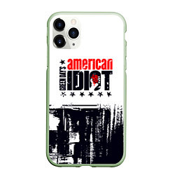 Чехол iPhone 11 Pro матовый Green day american idiot - rock