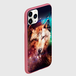 Чехол iPhone 11 Pro матовый Сказочная волчица, цвет: 3D-малиновый — фото 2