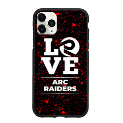 Чехол iPhone 11 Pro матовый ARC Raiders love классика, цвет: 3D-черный