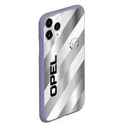 Чехол iPhone 11 Pro матовый Опель - спорт, цвет: 3D-серый — фото 2