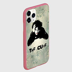 Чехол iPhone 11 Pro матовый Роберт Смит - The Cure, цвет: 3D-малиновый — фото 2