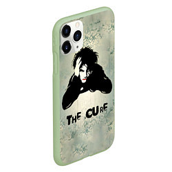 Чехол iPhone 11 Pro матовый Роберт Смит - The Cure, цвет: 3D-салатовый — фото 2