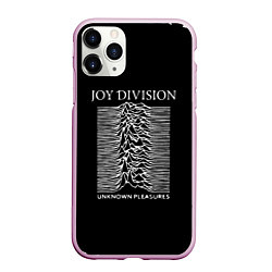 Чехол iPhone 11 Pro матовый Joy Division - unknown pleasures, цвет: 3D-розовый