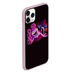 Чехол iPhone 11 Pro матовый Мама длинные ноги с Хагги Вагги из Poppy Playtime, цвет: 3D-розовый — фото 2