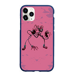 Чехол iPhone 11 Pro матовый Mommy long legs - Poppy Playtime, цвет: 3D-тёмно-синий