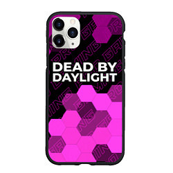 Чехол iPhone 11 Pro матовый Dead by Daylight pro gaming: символ сверху