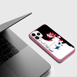 Чехол iPhone 11 Pro матовый Bloodflowers - The Cure, цвет: 3D-малиновый — фото 2
