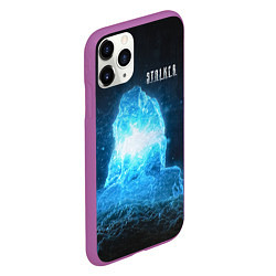 Чехол iPhone 11 Pro матовый STALKER Монолит, цвет: 3D-фиолетовый — фото 2