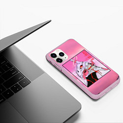 Чехол iPhone 11 Pro матовый EVANGELION PINK Берсерк mode, цвет: 3D-розовый — фото 2