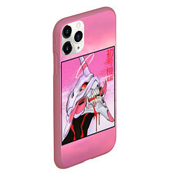 Чехол iPhone 11 Pro матовый EVANGELION PINK Берсерк mode, цвет: 3D-малиновый — фото 2