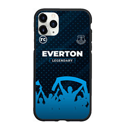 Чехол iPhone 11 Pro матовый Everton legendary форма фанатов
