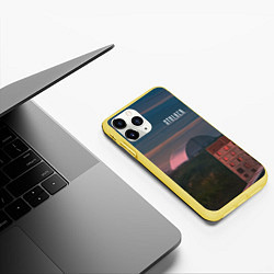 Чехол iPhone 11 Pro матовый STALKER Саркофаг Над ЧАЭС, цвет: 3D-желтый — фото 2