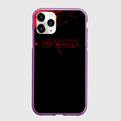 Чехол iPhone 11 Pro матовый Hades - краска, цвет: 3D-фиолетовый