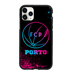 Чехол iPhone 11 Pro матовый Porto - neon gradient