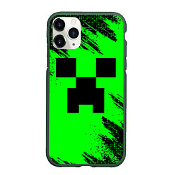Чехол iPhone 11 Pro матовый Minecraft squares