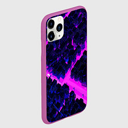 Чехол iPhone 11 Pro матовый Спящий город, цвет: 3D-фиолетовый — фото 2