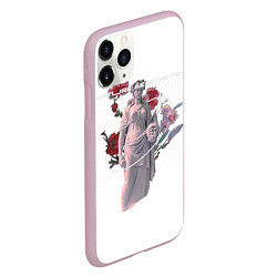 Чехол iPhone 11 Pro матовый Nature Aesthetic, цвет: 3D-розовый — фото 2