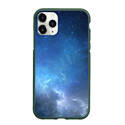 Чехол iPhone 11 Pro матовый Холодное космическое молчание, цвет: 3D-темно-зеленый
