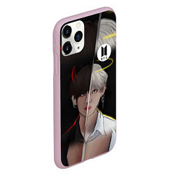 Чехол iPhone 11 Pro матовый BTS Kim Taehyung, цвет: 3D-розовый — фото 2