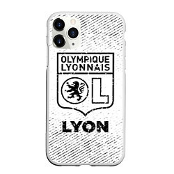 Чехол iPhone 11 Pro матовый Lyon с потертостями на светлом фоне