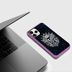 Чехол iPhone 11 Pro матовый HOLLOW KNIGHT - Grimm, цвет: 3D-фиолетовый — фото 2