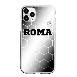 Чехол iPhone 11 Pro матовый Roma sport на светлом фоне: символ сверху