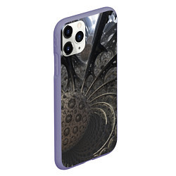 Чехол iPhone 11 Pro матовый Инопланетное, цвет: 3D-серый — фото 2