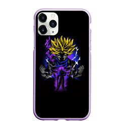 Чехол iPhone 11 Pro матовый Dragon ball rage аниме, цвет: 3D-сиреневый