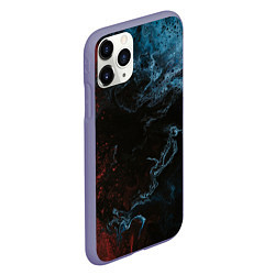 Чехол iPhone 11 Pro матовый Тьма и краски, цвет: 3D-серый — фото 2