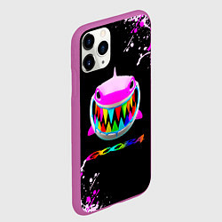 Чехол iPhone 11 Pro матовый 6IX9INE- GOOBA - краска, цвет: 3D-фиолетовый — фото 2