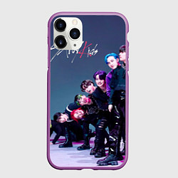 Чехол iPhone 11 Pro матовый Stray Kids K Idols, цвет: 3D-фиолетовый