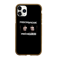 Чехол iPhone 11 Pro матовый Побег сериал, цвет: 3D-коричневый