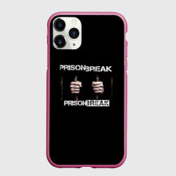 Чехол iPhone 11 Pro матовый Побег сериал, цвет: 3D-малиновый