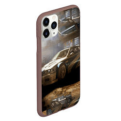 Чехол iPhone 11 Pro матовый Nfs most wanted bmw, цвет: 3D-коричневый — фото 2