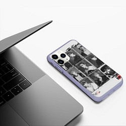 Чехол iPhone 11 Pro матовый Go Live Stray Kids, цвет: 3D-светло-сиреневый — фото 2