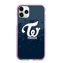 Чехол iPhone 11 Pro матовый Twice - абстракция, цвет: 3D-розовый