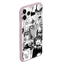 Чехол iPhone 11 Pro матовый D Gray man pattern, цвет: 3D-розовый — фото 2