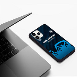 Чехол iPhone 11 Pro матовый AEK Athens legendary форма фанатов, цвет: 3D-черный — фото 2