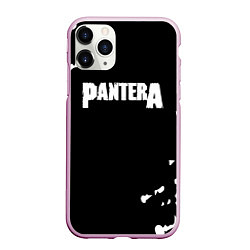 Чехол iPhone 11 Pro матовый Pantera краска, цвет: 3D-розовый