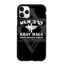 Чехол iPhone 11 Pro матовый Krav-maga emblem